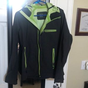 Lightweight Black and Green REI jacket size Medium. Like new!